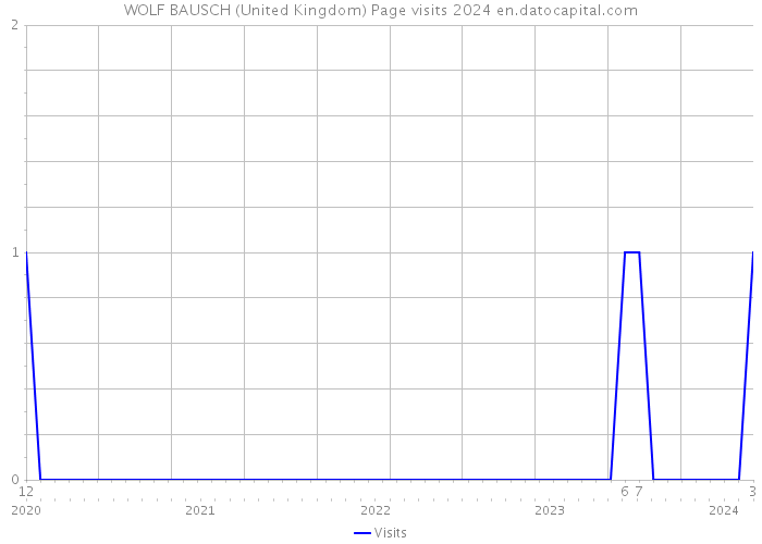 WOLF BAUSCH (United Kingdom) Page visits 2024 