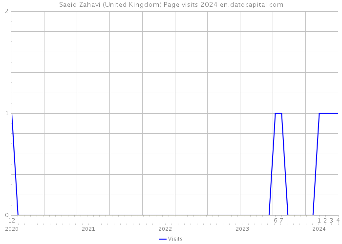 Saeid Zahavi (United Kingdom) Page visits 2024 