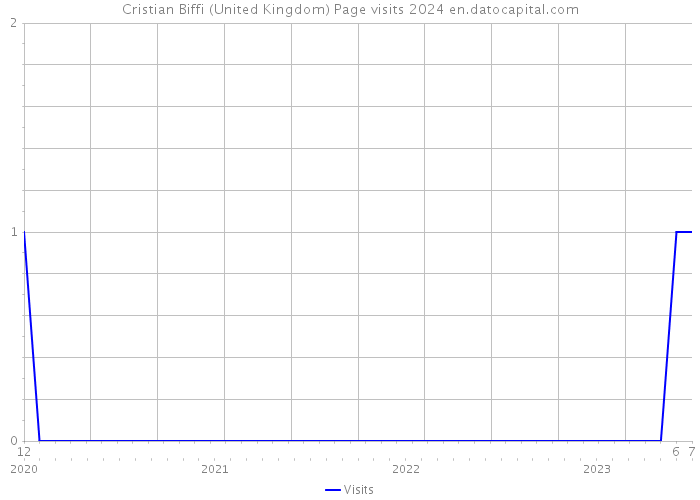Cristian Biffi (United Kingdom) Page visits 2024 
