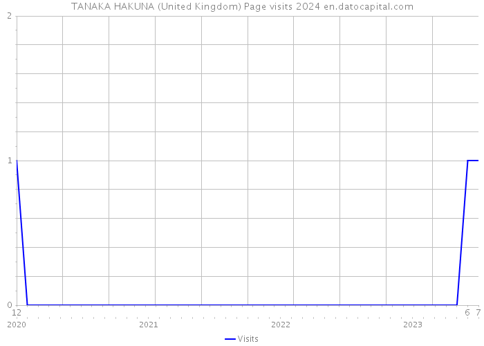 TANAKA HAKUNA (United Kingdom) Page visits 2024 