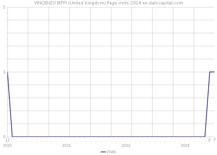 VINCENZO BIFFI (United Kingdom) Page visits 2024 