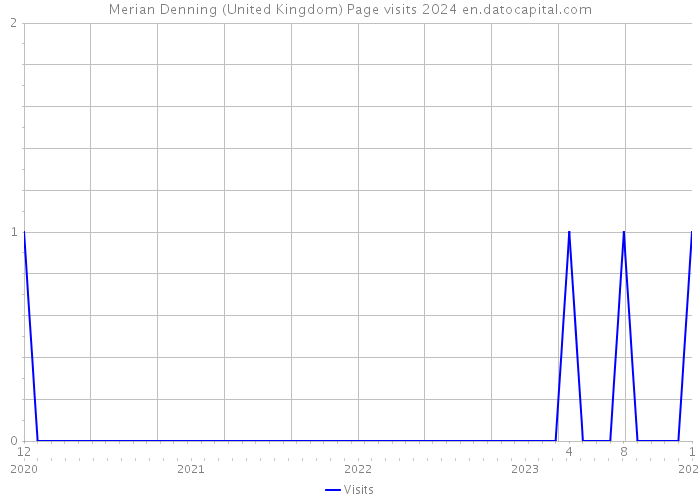 Merian Denning (United Kingdom) Page visits 2024 