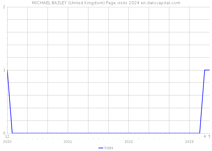 MICHAEL BAZLEY (United Kingdom) Page visits 2024 
