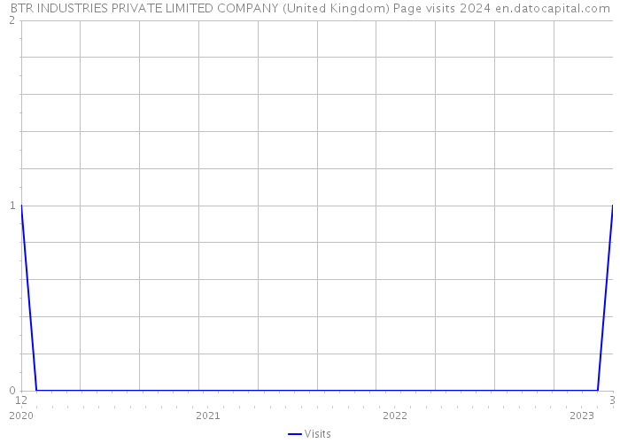 BTR INDUSTRIES PRIVATE LIMITED COMPANY (United Kingdom) Page visits 2024 