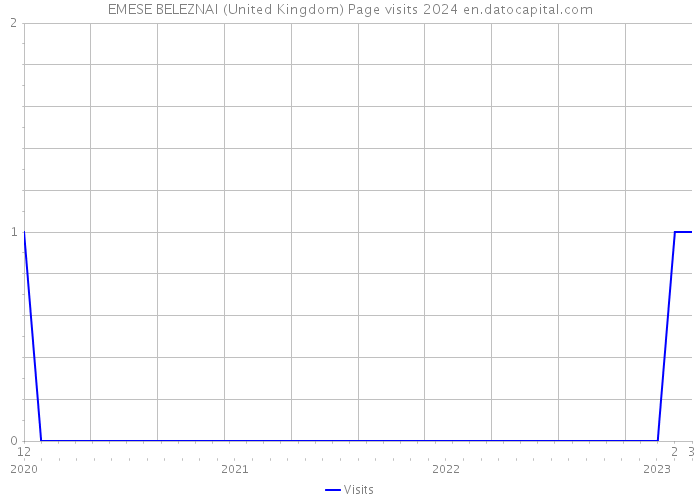 EMESE BELEZNAI (United Kingdom) Page visits 2024 
