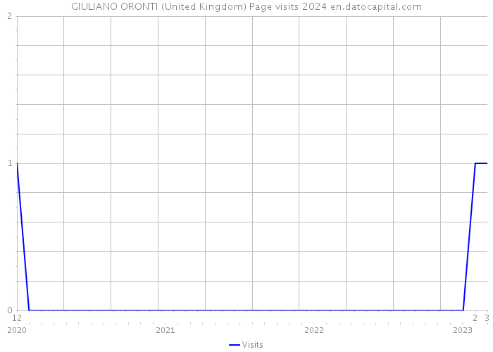 GIULIANO ORONTI (United Kingdom) Page visits 2024 