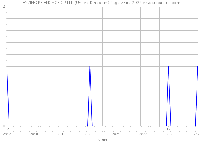 TENZING PE ENGAGE GP LLP (United Kingdom) Page visits 2024 