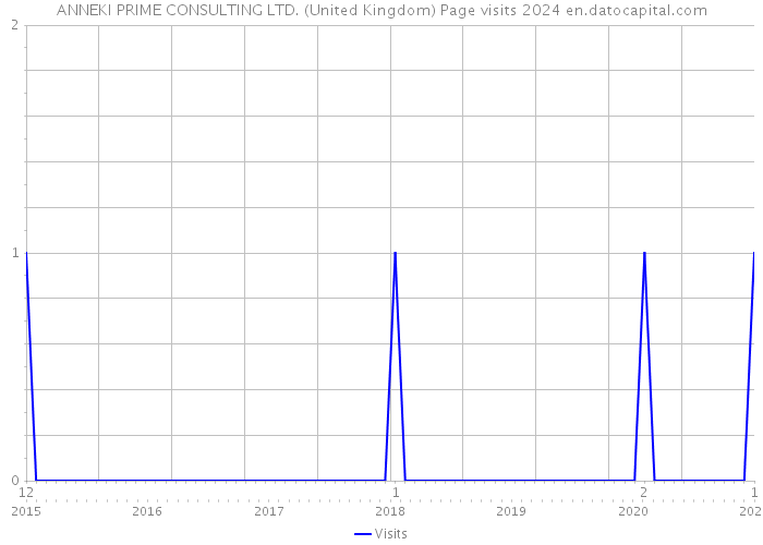 ANNEKI PRIME CONSULTING LTD. (United Kingdom) Page visits 2024 
