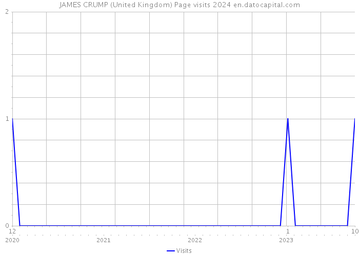 JAMES CRUMP (United Kingdom) Page visits 2024 