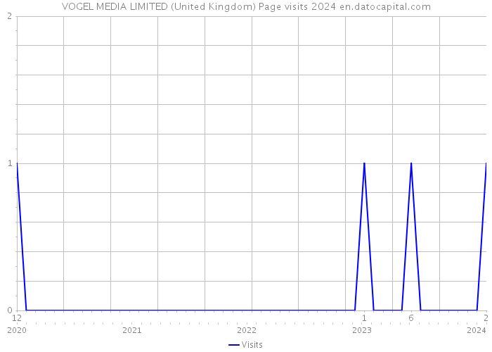 VOGEL MEDIA LIMITED (United Kingdom) Page visits 2024 