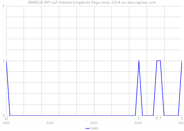 EMERGE (FP) LLP (United Kingdom) Page visits 2024 