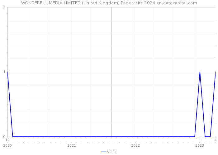 WONDERFUL MEDIA LIMITED (United Kingdom) Page visits 2024 