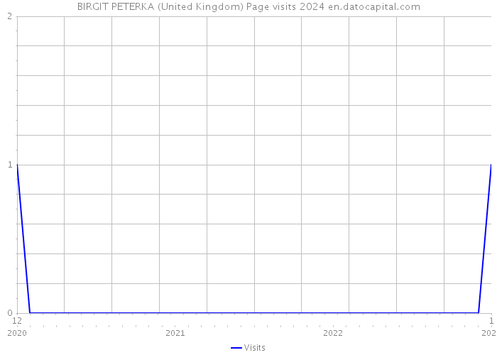 BIRGIT PETERKA (United Kingdom) Page visits 2024 