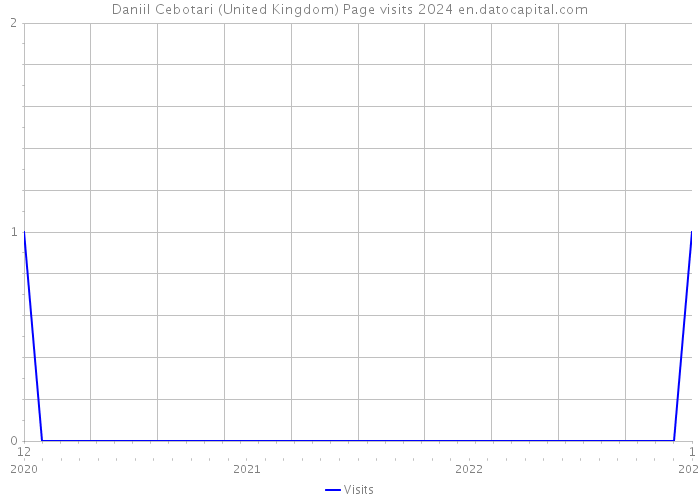 Daniil Cebotari (United Kingdom) Page visits 2024 
