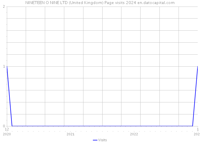 NINETEEN O NINE LTD (United Kingdom) Page visits 2024 