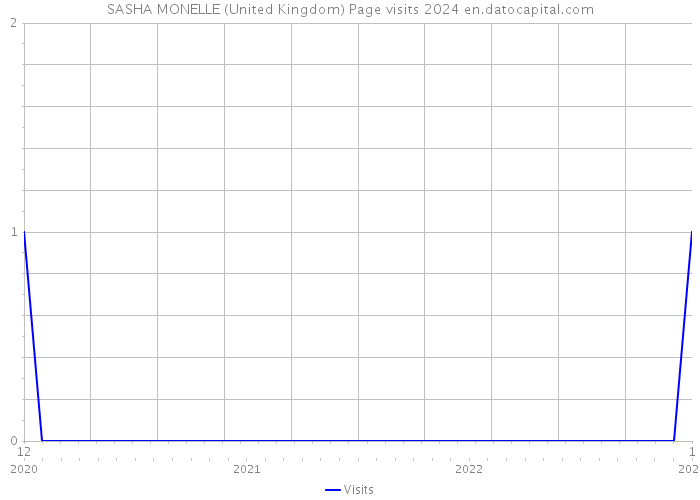SASHA MONELLE (United Kingdom) Page visits 2024 
