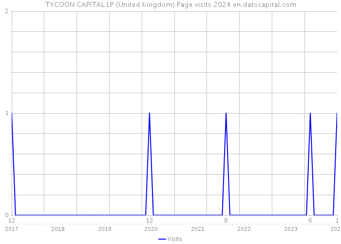 TYCOON CAPITAL LP (United Kingdom) Page visits 2024 