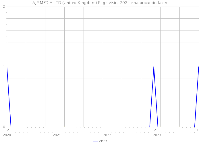 AJP MEDIA LTD (United Kingdom) Page visits 2024 