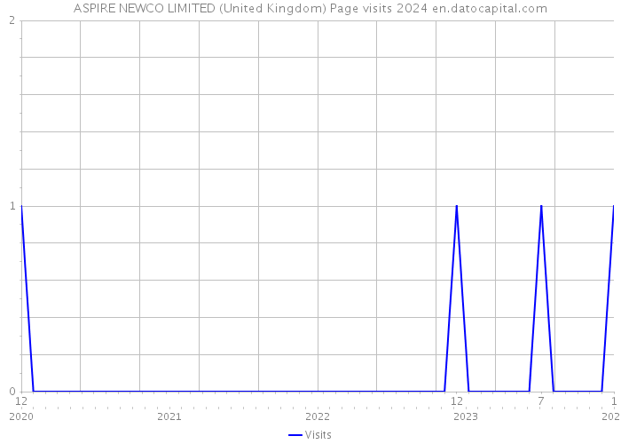 ASPIRE NEWCO LIMITED (United Kingdom) Page visits 2024 