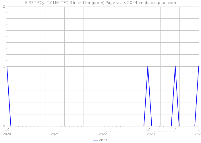 FIRST EQUITY LIMITED (United Kingdom) Page visits 2024 