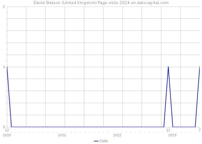 David Stetson (United Kingdom) Page visits 2024 