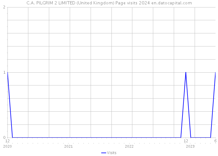 C.A. PILGRIM 2 LIMITED (United Kingdom) Page visits 2024 