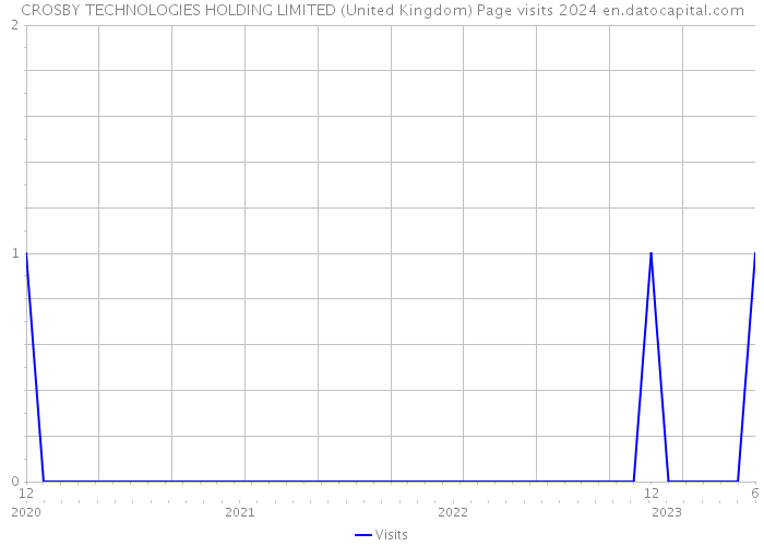CROSBY TECHNOLOGIES HOLDING LIMITED (United Kingdom) Page visits 2024 