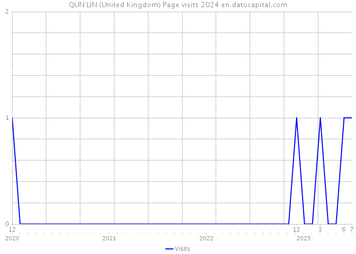 QUN LIN (United Kingdom) Page visits 2024 