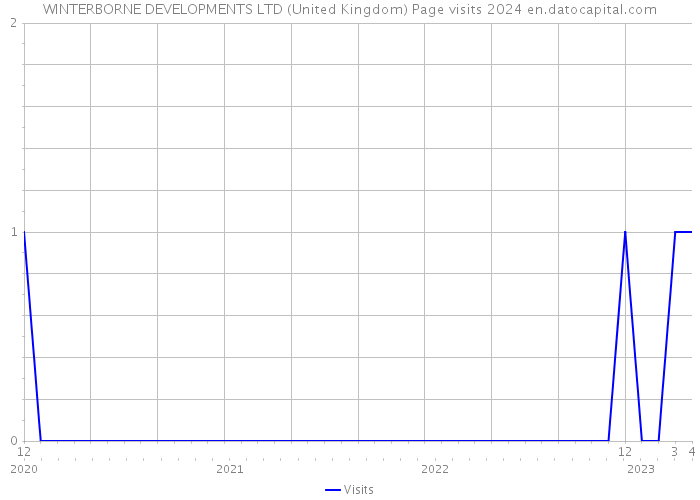 WINTERBORNE DEVELOPMENTS LTD (United Kingdom) Page visits 2024 