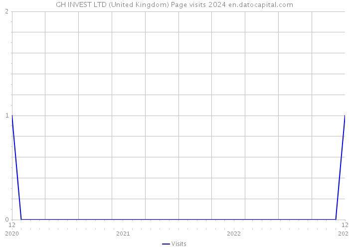 GH INVEST LTD (United Kingdom) Page visits 2024 