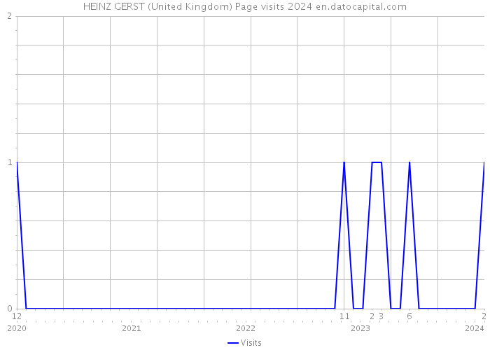HEINZ GERST (United Kingdom) Page visits 2024 