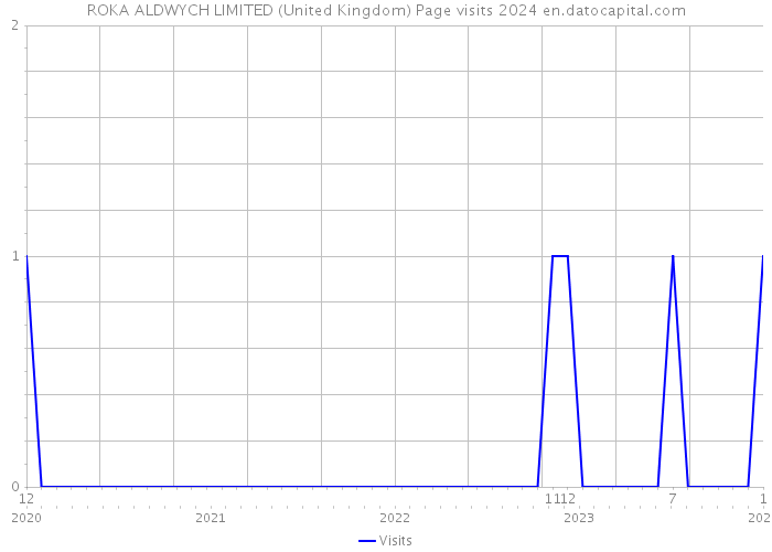 ROKA ALDWYCH LIMITED (United Kingdom) Page visits 2024 