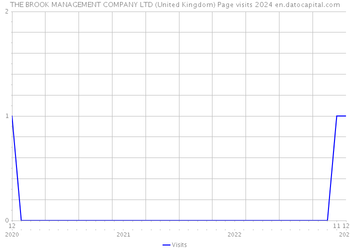 THE BROOK MANAGEMENT COMPANY LTD (United Kingdom) Page visits 2024 