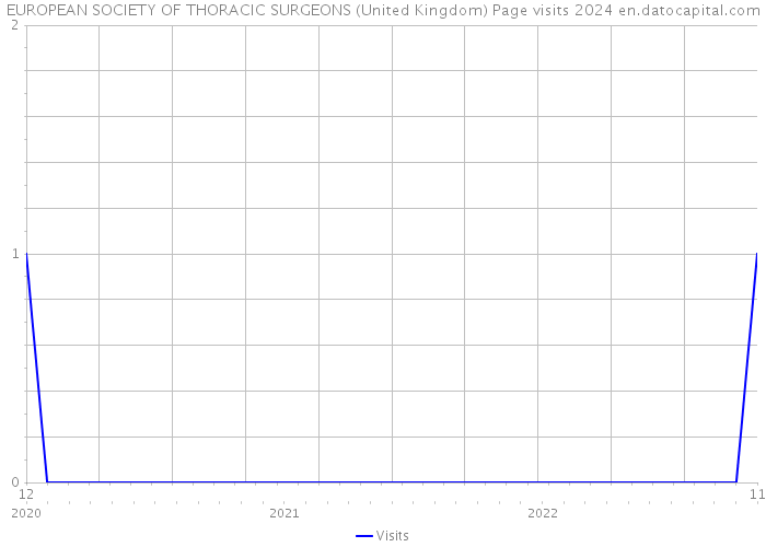 EUROPEAN SOCIETY OF THORACIC SURGEONS (United Kingdom) Page visits 2024 