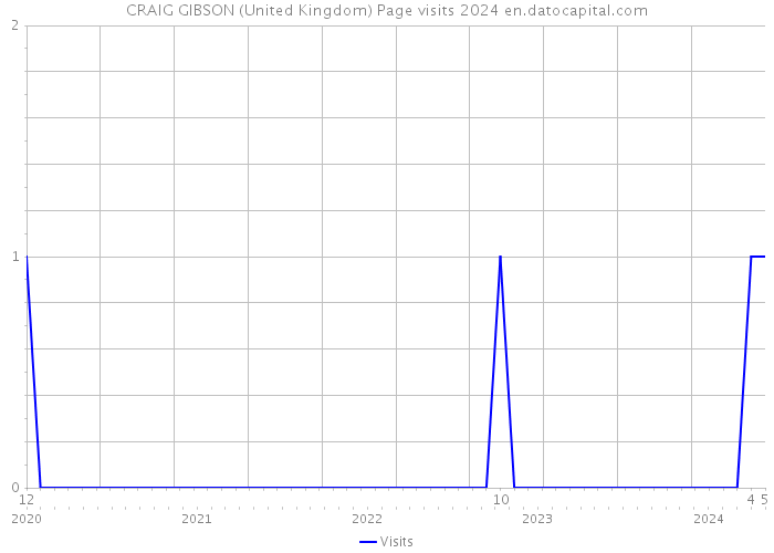 CRAIG GIBSON (United Kingdom) Page visits 2024 
