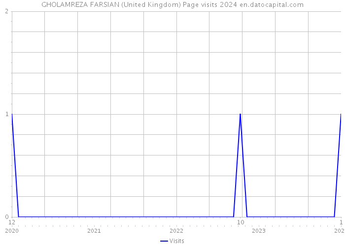 GHOLAMREZA FARSIAN (United Kingdom) Page visits 2024 