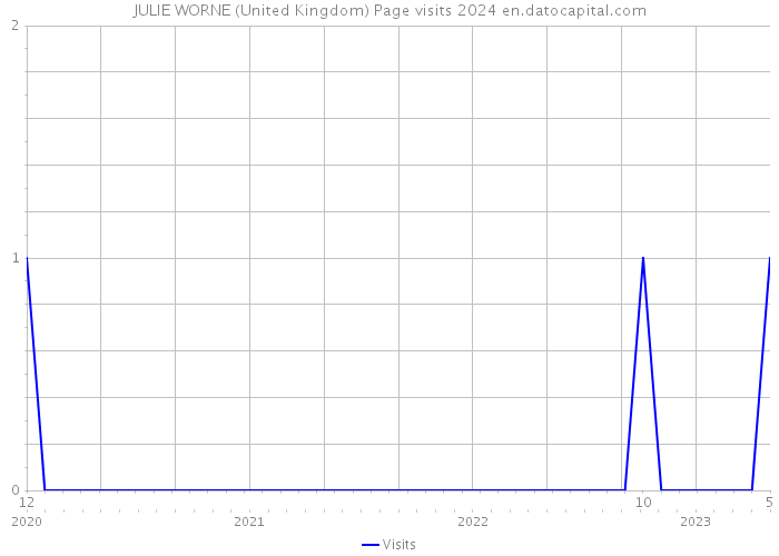 JULIE WORNE (United Kingdom) Page visits 2024 