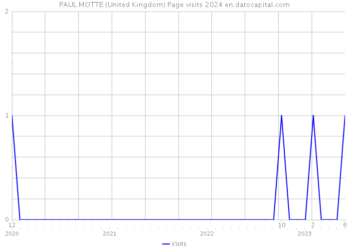PAUL MOTTE (United Kingdom) Page visits 2024 