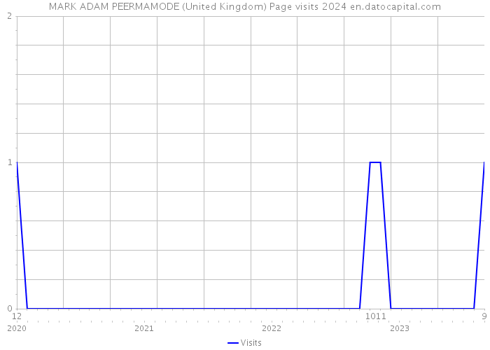 MARK ADAM PEERMAMODE (United Kingdom) Page visits 2024 