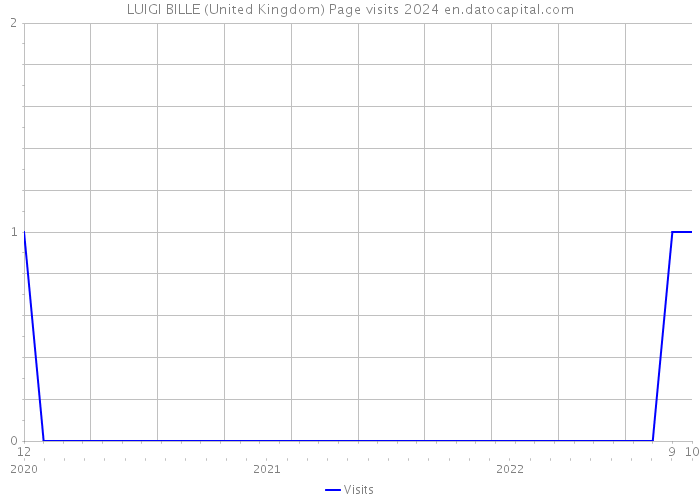 LUIGI BILLE (United Kingdom) Page visits 2024 