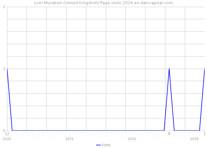 Loni Muraben (United Kingdom) Page visits 2024 