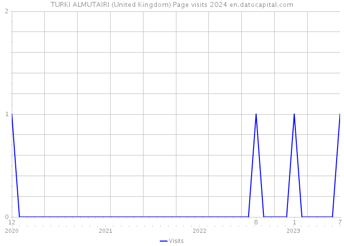 TURKI ALMUTAIRI (United Kingdom) Page visits 2024 
