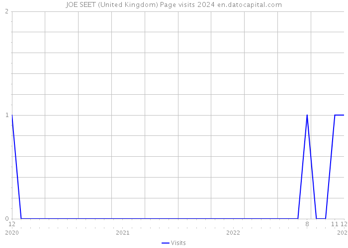 JOE SEET (United Kingdom) Page visits 2024 