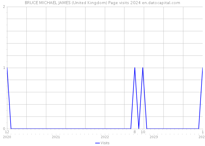 BRUCE MICHAEL JAMES (United Kingdom) Page visits 2024 