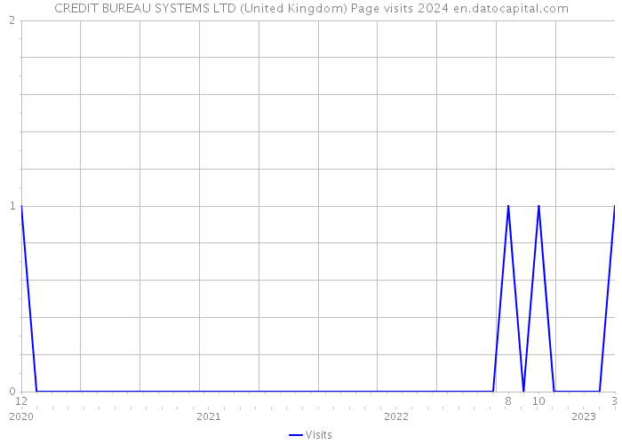 CREDIT BUREAU SYSTEMS LTD (United Kingdom) Page visits 2024 
