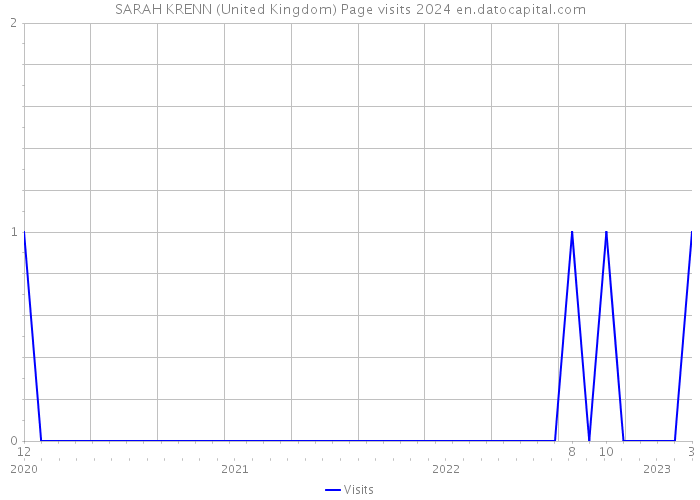 SARAH KRENN (United Kingdom) Page visits 2024 