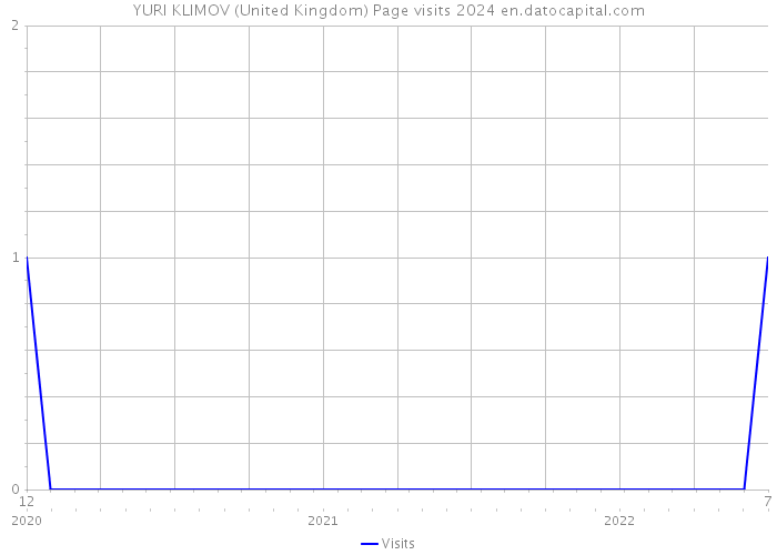 YURI KLIMOV (United Kingdom) Page visits 2024 