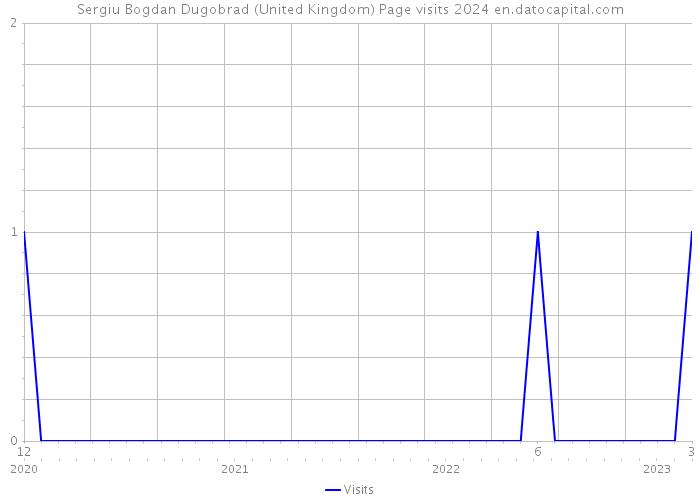 Sergiu Bogdan Dugobrad (United Kingdom) Page visits 2024 