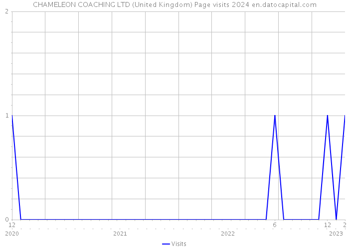 CHAMELEON COACHING LTD (United Kingdom) Page visits 2024 