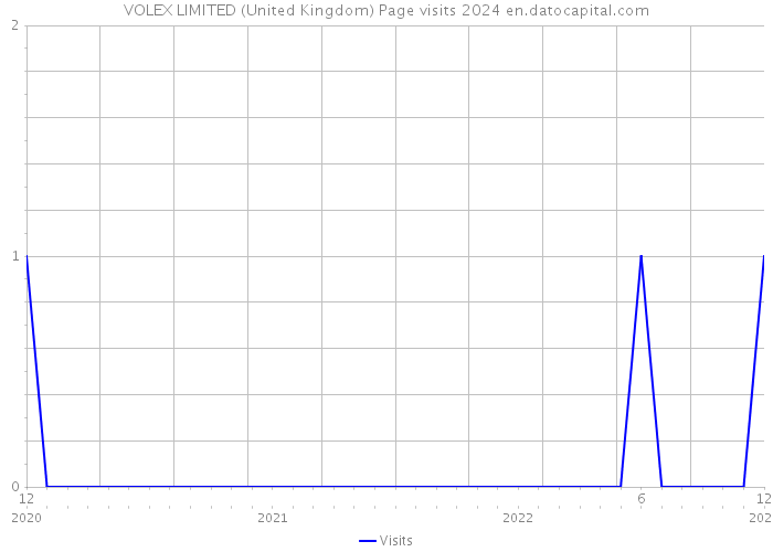 VOLEX LIMITED (United Kingdom) Page visits 2024 